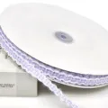 1cm plaid wavy hairy ribbon DIY handmade sewing apparel gift wrapping packaging accessory - Light Purple