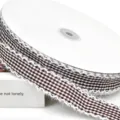 2.5cm brown plaid ric rac ribbon fringed fabric trim for gift wrapping and DIY crafts. - Dark Brown