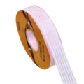 2.5cm pink white striped grosgrain ribbon roll for DIY hair bows crafting accessories - Size 25 / Light Pink