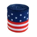 Patriotische Drahtband-Rolle mit Sternen und Streifen für Unabhängigkeitstag DIY Basteln. - USA Flagge
