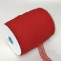Red lace trim ribbon roll 400 yards for DIY handmade crafts gift box wrapping wedding decor - Red