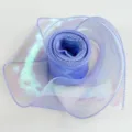 nastro in organza iridescent 6cm bordo arricciato fai da te artigianato confezione regalo fiori - 6cm x 10 Iarde / Viola chiaro