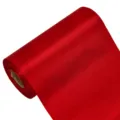 15cm wide red satin ribbon silk fabric for Christmas ceiling and chair back decoration. - Red
