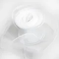 Nastro in organza bianco trasparente per confezioni regalo bouquet di fiori e decorazioni. - 10 Iarde / Bianco
