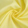 Tessuto vichy giallo bianco poliestere piccolo quadretto per fai da te sfondo foto stoffa - 160cm Larghezza 1m Lunghezza / Giallo