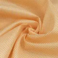 Tela de cuadros vichy naranja y blanco, perfecta para manualidades, manteles y fondos de foto. - 160cm Ancho 1m Largo / Naranja