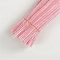 Scovolini rosa fai da te steli di peluche materiale artigianale soffice bastoncino - rosa gomma