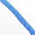 Blue checkered ruffles trim ribbon, 2cm elastic lace edging for DIY sewing and crafts. - Size 1 / Blue