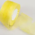 Cinta de gasa amarilla 5cm cinta de organza transparente para manualidades embalaje - Amarillo