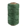 Bobine de cordon acrylique métallique vert 3mm pour emballage de bouquet et bricolage - Vert Militaire