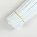 Scovolini bianchi craft, morbidi materiali in peluche DIY per bambini e progetti arte - Bianco