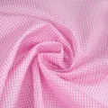 Tela de cuadros rosa y blanco de poliéster para manualidades fondo de fotografía - 160cm Ancho 1m Largo / Rosa Melocotón