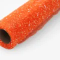 Oranje tule gaasrol met witte stippen voor bloemboeketten en cadeauverpakking, decoratieve stof. - 50cm Breedte 3 Yards Lengte / Oranje