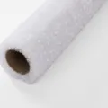 Witte sneeuwstip tule rol voor boeket en bloemen verpakking, perfect voor DIY decoratie. - 50cm Breedte 3 Yards / Wit
