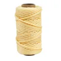 Bobine de cordon acrylique métallique 3mm pour emballage de bouquet et décoration artisanale. - Light jaune