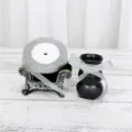 Nastro glitter argento da 0,6 cm ideale per confezioni regalo, scatole per torte e decorazioni. - Rotolo Sottile / Argento