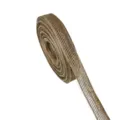 Natural Jute Burlap Ribbon Roll for DIY Craft Sewing Holiday Decoration Material - 1.5cm-10 Yards