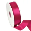 Fuchsia satin ribbon 4cm wide for gift wrapping, baking packaging, and DIY crafts. - Color 187 (4cm Polyester Ribbon-187#) / 4cm Width
