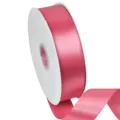 Pink satin ribbon roll 4cm wide for gift wrapping packaging baking DIY crafts bow decoration - Color 210 (4cm Polyester Ribbon-210#) / 4cm Width
