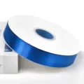 Nastro di raso blu 2.5cm largo per confezioni regalo, pasticceria, torte e hobbistica. - Blu Zaffiro