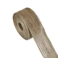 Natural jute burlap ribbon roll for DIY crafts, wedding and Christmas decoration use. - 4cm-10 Yards