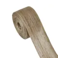 Natural jute burlap ribbon roll for DIY crafts, rustic wedding decor and gift wrapping accessories. - 5cm-10 Yards