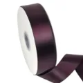 4cm dark purple satin ribbon for gift wrapping, DIY bows, baking packaging and decoration. - Color 277 (4cm Polyester Ribbon-277#) / 4cm Width