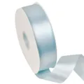 Light blue 4cm satin ribbon roll for gift wrapping, baking packaging and DIY crafts bows. - Color 305 (4cm Polyester Ribbon-305#) / 4cm Width