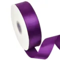 4cm purple satin ribbon spool, polyester fabric roll for gift wrapping, crafts, and DIY bows. - Color 467 (4cm Polyester Ribbon-467#) / 4cm Width