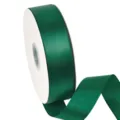 Dark green satin ribbon, 4cm wide polyester fabric roll for gift packing, DIY bow craft decor. - Color 583 (4cm Polyester Ribbon-583#) / 4cm Width