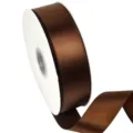 Brown Satin Ribbon 4cm Width Gift Wrapping Ribbon DIY Bow Craft Material Packaging Ribbon - Color 870 (4cm Polyester Ribbon-870#) / 4cm Width