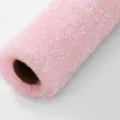 Roze sneeuw stip tule gaas rol voor bloemboeket verpakking en geschenk diy handwerk - 50cm Breedte 3 Yards Lengte / Roze