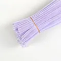 Thickened macaron purple pipe cleaners fuzzy sticks for children DIY craft making - Light Purple