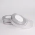 Rotoli di nastro glitterato argento per confezioni regalo e decorazione di torte fai da te. - Rotolo Regolare / Argento