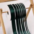 Rotoli di nastro in raso verde scuro per confezioni regalo di Natale e fiocchi decorativi. - Verde Scuro / Larghezza 0.6cm Verde Scuro 91m Lunghezza