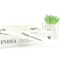 White ribbed ribbon variant with Happy everyday print, ideal for gift boxes and bouquets. - Happy Everyday Style