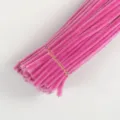 Pink Chenille Stems Pipe Cleaners Craft DIY Fuzzy Wires Art Supplies for Kids - Pink