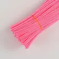 Pink pipe cleaners chenille stems bulk for kids DIY crafts art handmade creative projects supply - Fluorescent Pink