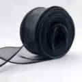 Rotolo di nastro in organza nera da 4 cm per confezioni regalo, bouquet e accessori per capelli fai da te. - 9m Lunghezza 4cm Larghezza / Nero