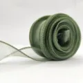 nastro di organza verde 4cm rotolo bordo ondulato nastro trasparente confezione regalo fai - 9m Lunghezza 4cm Larghezza / Verde menta