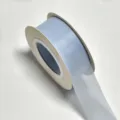 Light blue satin ribbon roll 2.5cm wide for gift wrapping packaging and DIY hair bows - 2.5cm-20Y / Light Blue