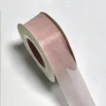 Dusty pink satin ribbon roll for gift wrapping, floral packaging and DIY hair bow crafts. - 2.5cm-20Y / Dusty Pink