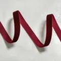 Red velvet ribbon for gift wrapping, DIY hair bows and Christmas decoration crafts. - 1cm (5 Yards) / Burgundy