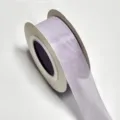 Lavender translucent ribbon spool 2.5cm wide for gift wrapping and DIY craft projects. - 2.5cm-20Y / Light Purple
