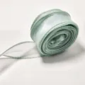 Nastro organza verde chiaro 4cm per fiocchi capelli bouquet confezione regalo fai da te. - 9m Lunghezza 4cm Larghezza / Verde Menta