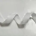 White velvet ribbon flocking material for DIY gift bows and hair craft decorations - 1cm (5 Yards) / White