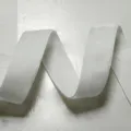 White velvet ribbon single-sided flocking webbing for gift wrapping and decorative crafts SKU. - 1.5cm (5 Yards) / White