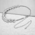 Chaine de taille en metal pour femme design coquillage argente accessoire bijou tendance - Chaîne de Taille Coquillage / Argent