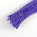 Purple pipe cleaners craft stems fuzzy wire for children DIY handmade art projects - Medium Purple