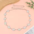 Chaîne de taille en métal pour femme, pendentif coquillage marin chaîne de ventre. - Chaîne de Taille Conque / Argent